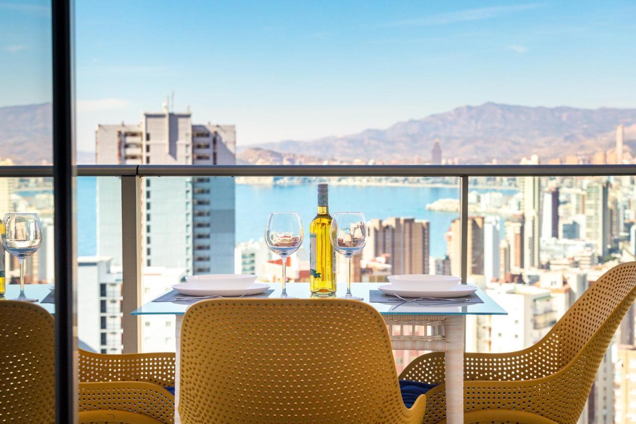 Skyline 10 Gran Terraza Privada Con Vistas Espectaculares Apartment Benidorm Ngoại thất bức ảnh