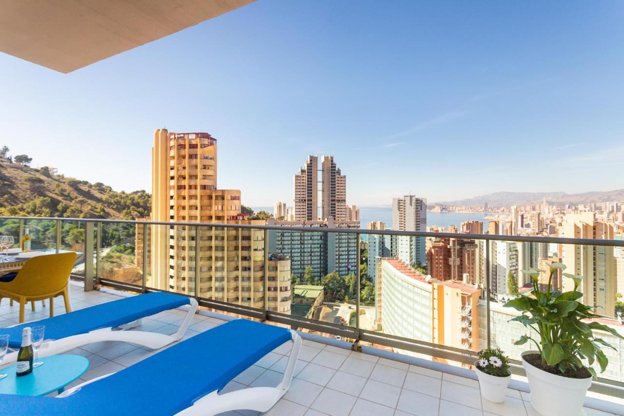 Skyline 10 Gran Terraza Privada Con Vistas Espectaculares Apartment Benidorm Ngoại thất bức ảnh