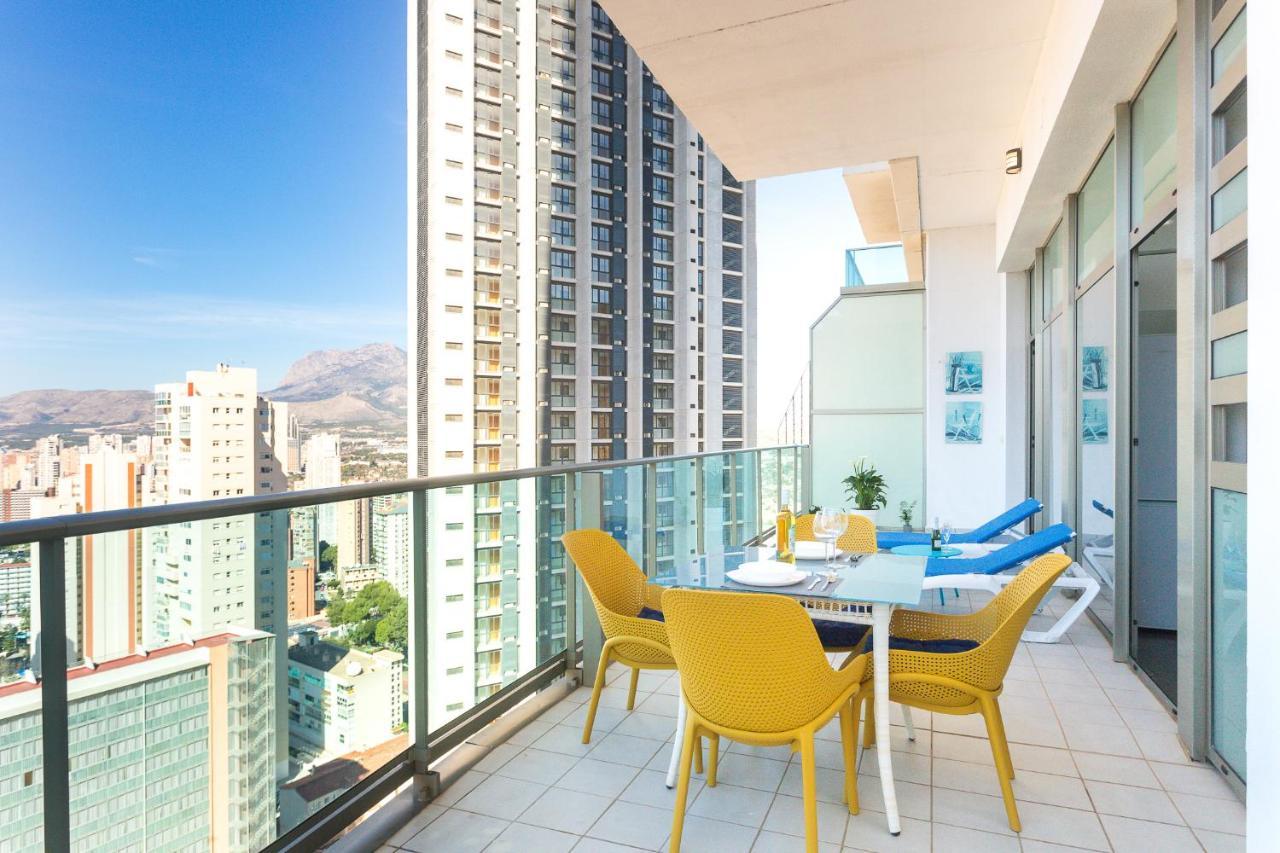 Skyline 10 Gran Terraza Privada Con Vistas Espectaculares Apartment Benidorm Ngoại thất bức ảnh