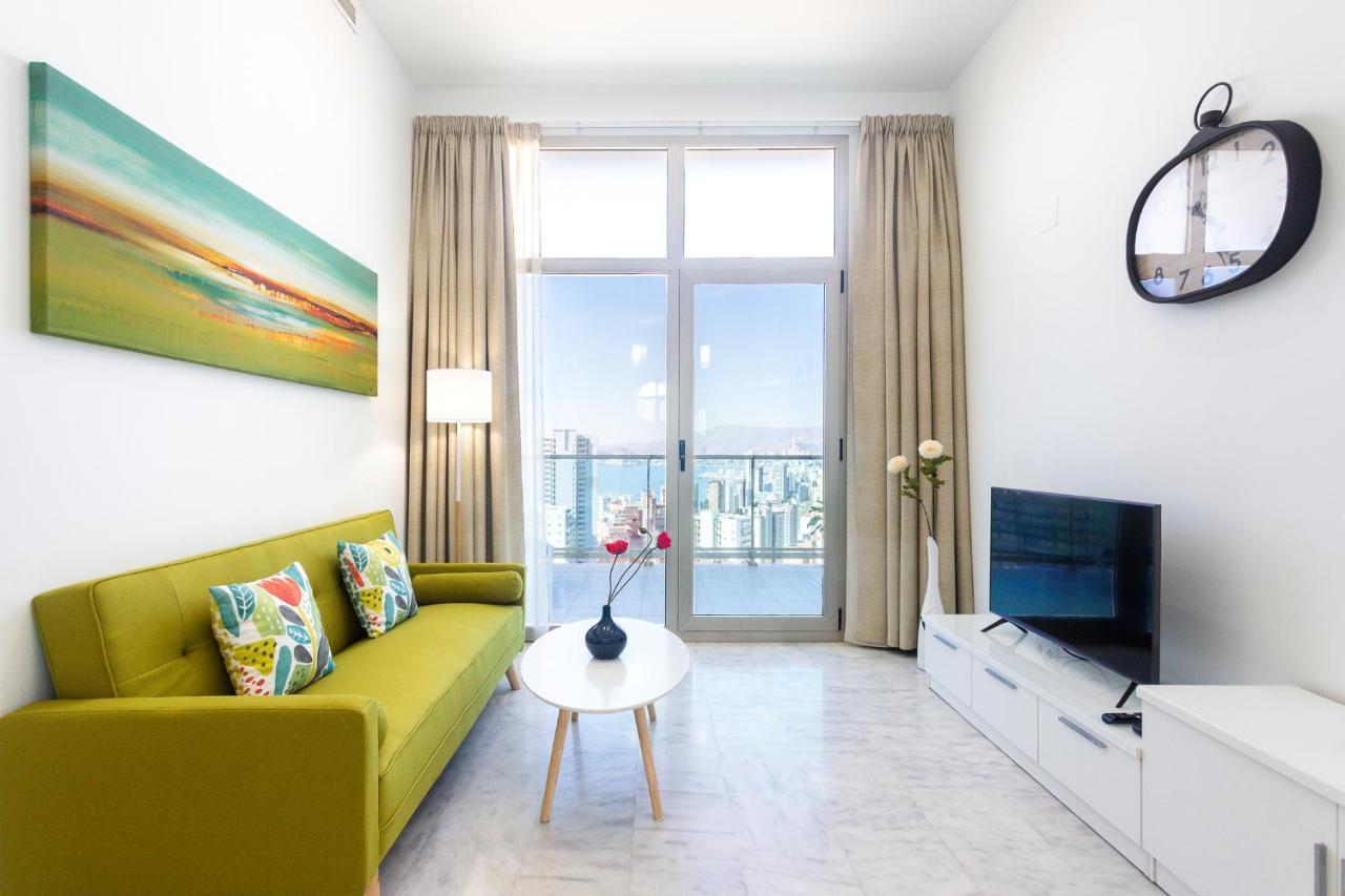Skyline 10 Gran Terraza Privada Con Vistas Espectaculares Apartment Benidorm Ngoại thất bức ảnh