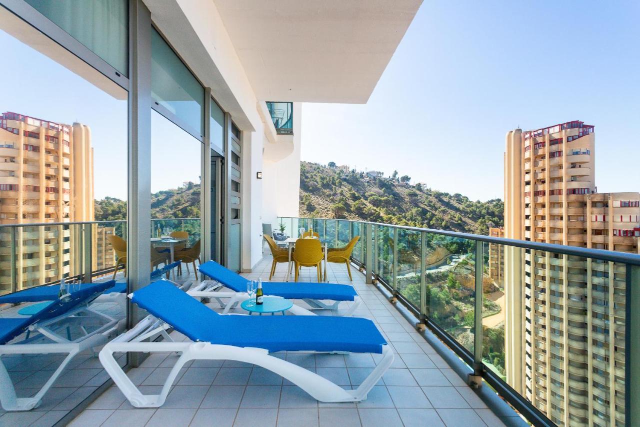 Skyline 10 Gran Terraza Privada Con Vistas Espectaculares Apartment Benidorm Ngoại thất bức ảnh